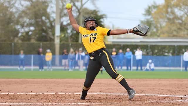 Missouri pitcher Cierra Harrison